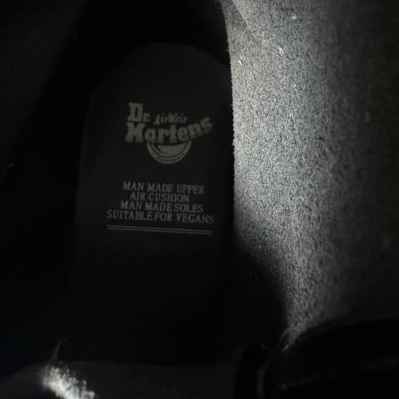 Dr. Martens 1460 8-Eye Black Vegan Boots, Women's 5 US - Picture 7 of 8